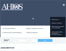 Tablet Screenshot of ahios.org